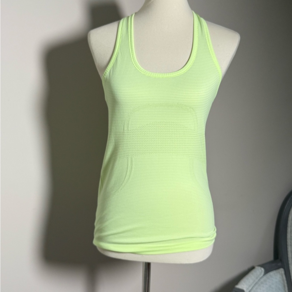 Lululemon Athletica Light Green Tank Top